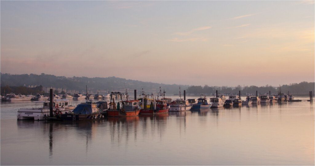 Strood Moorings by Keith Vincent