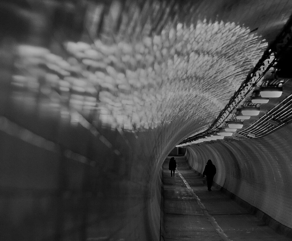 Woolwich Foot Tunnel by Paul Armitage 
