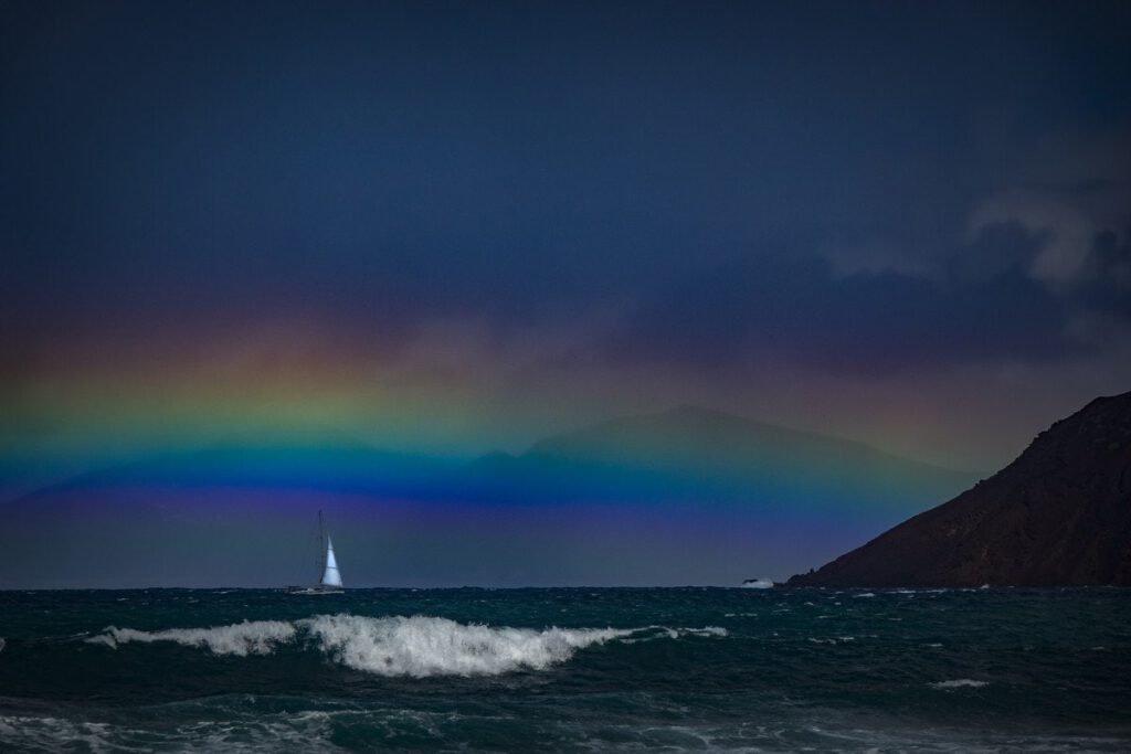 Rainbow Over the Sea: Alan Hillman