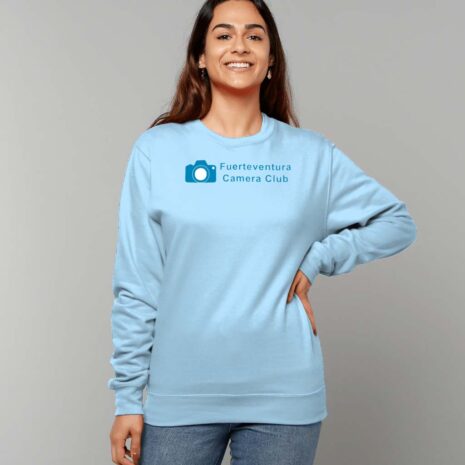 Sky Blue Model Sky Blue Sweatshirt