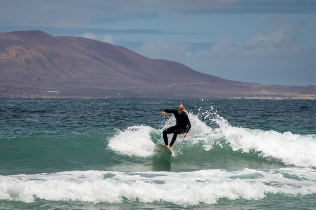 Surfer in Lanzarote - Wendy Kerr