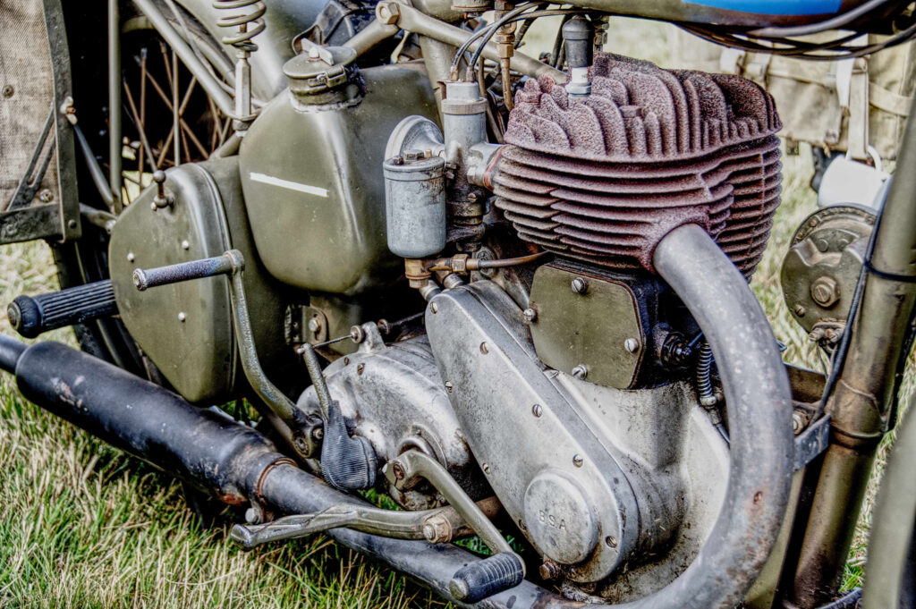 World War 2 Motorcycle (Origional) - Steve Goldsmith