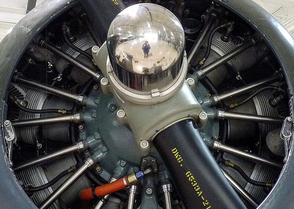 REFLECTING ON A BIG ENGINE _ Helen