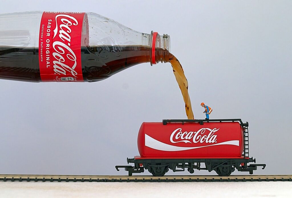 FILLING UP THE COCA COLA WAGON_Richard Holmes